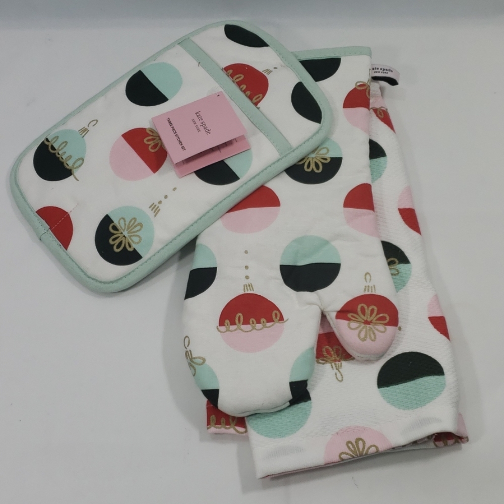 Kate spade Ornament Three piece Kitchen Set